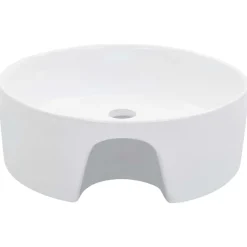 vidaXL Lavabo avec trop-plein 36x13 cm Céramique