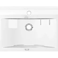 vidaXL Lavabo avec trop-plein 60x46x16 cm Céramique é