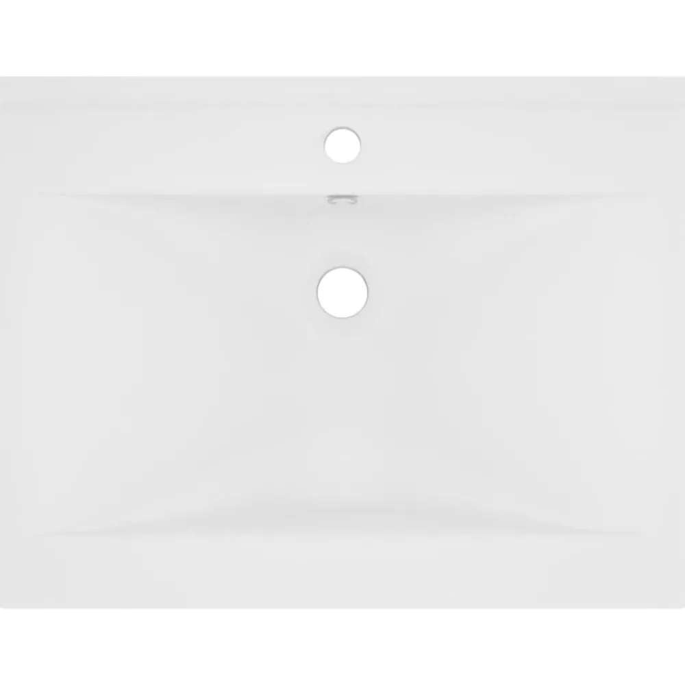 vidaXL Lavabo avec trou de robinet 60x46 cm Céramique