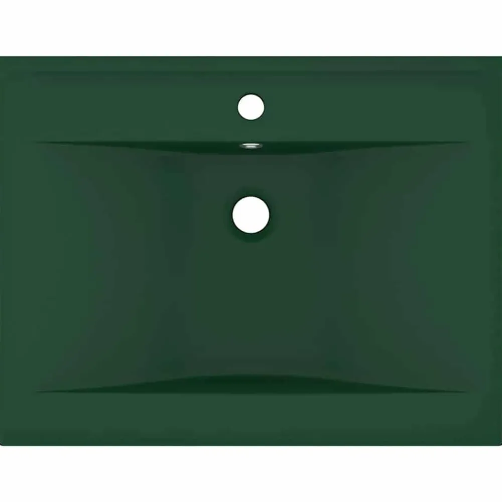 vidaXL Lavabo avec trou de robinet 60x46 cm Céramique