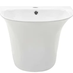 Plomberie-vidaXL Lavabo Blanc 47 x 45 x 37 cm Céramique Émaillée