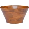 vidaXL Lavabo Bois de teck massif Φ40x20 cm