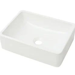 Plomberie-vidaXL Lavabo Céramique 41 x 30 x 12 cm Blanc