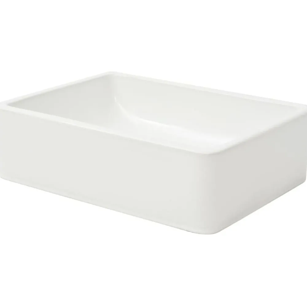 Plomberie-vidaXL Lavabo Céramique 41 x 30 x 12 cm Blanc