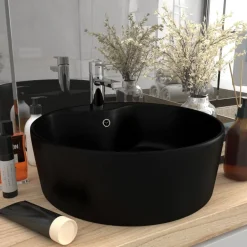 vidaXL Lavabo de luxe avec trop-plein 36x13 cm Céramique