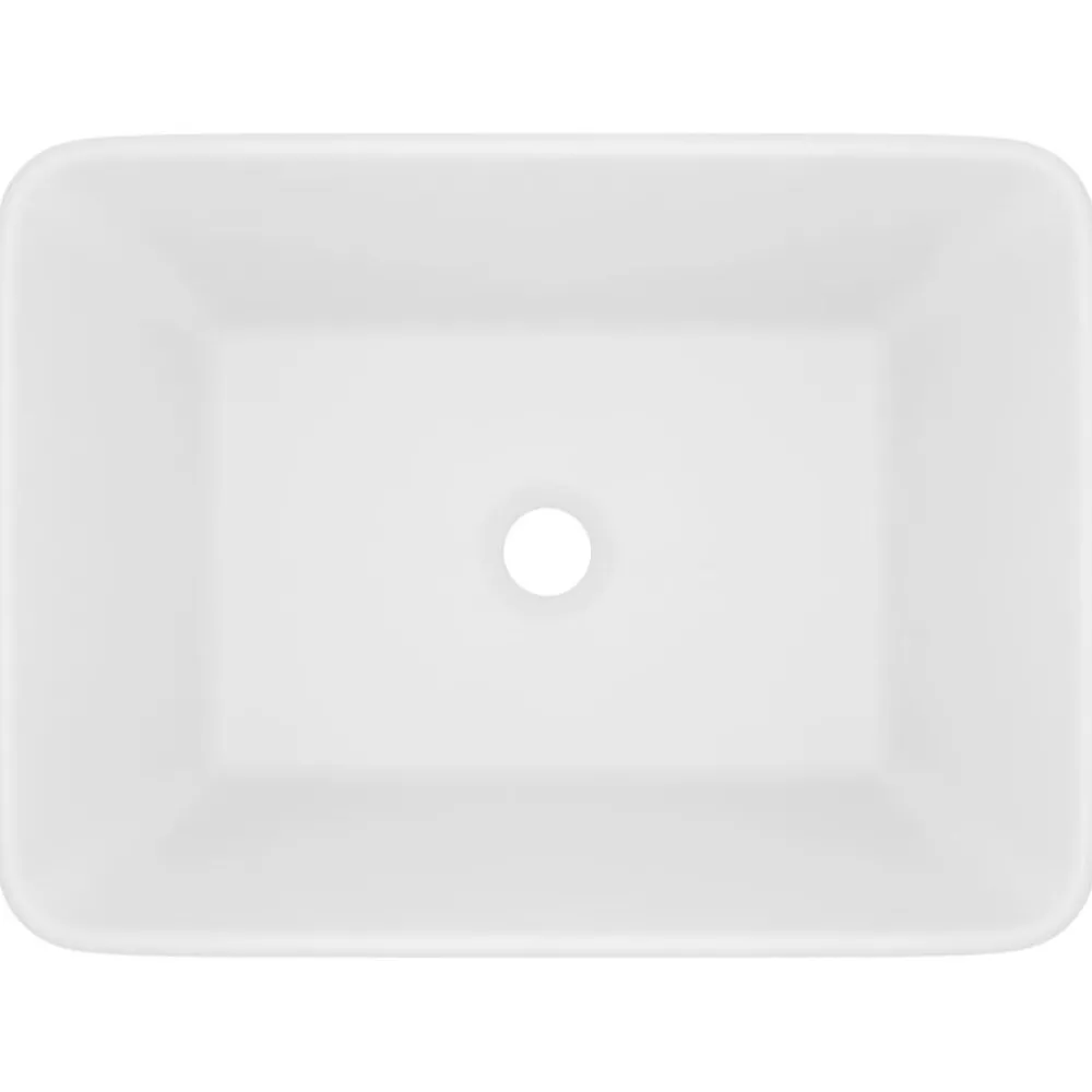 Plomberie-vidaXL Lavabo de luxe 41x30x12 cm Céramique blanc mat