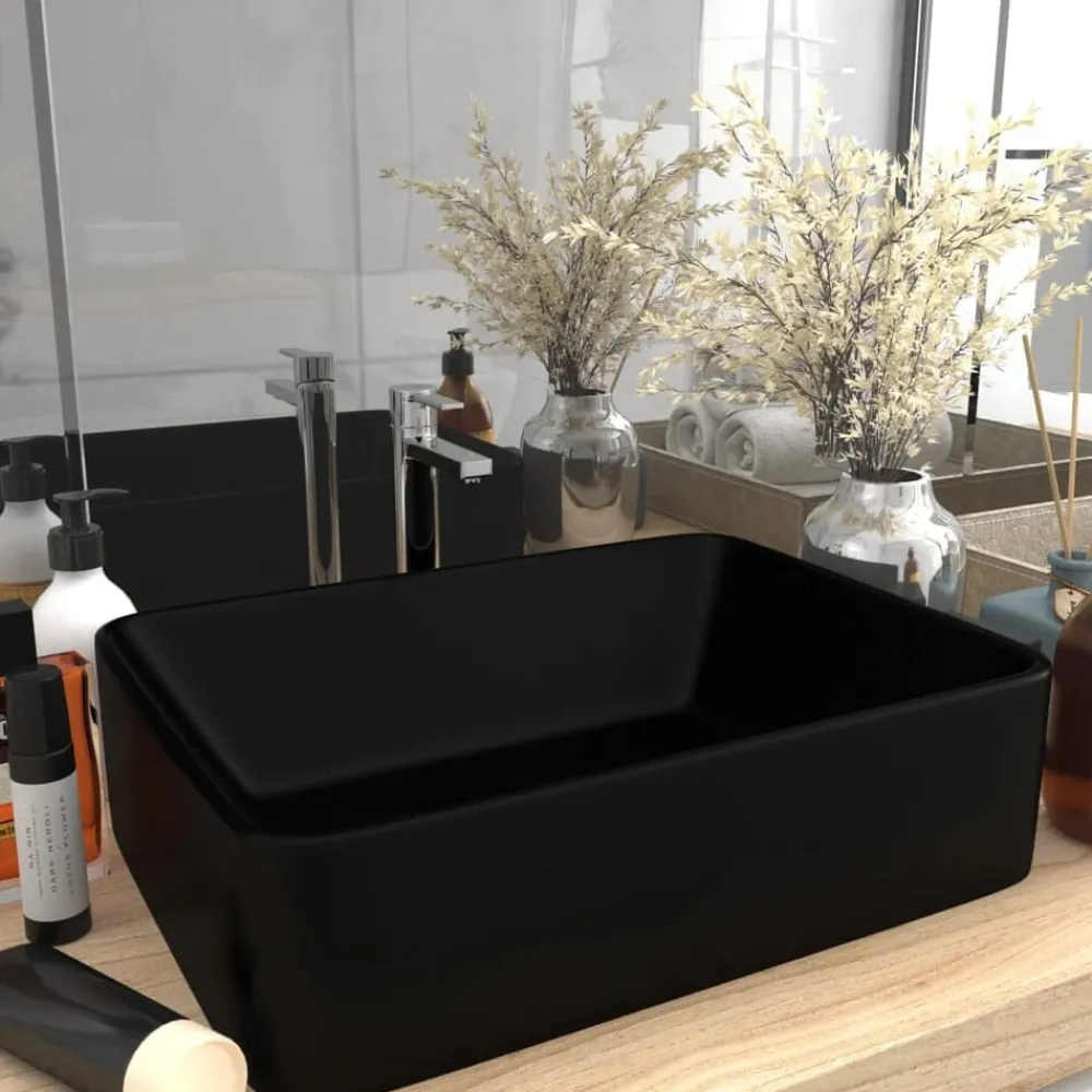 vidaXL Lavabo de luxe 41x30x12 cm Céramique