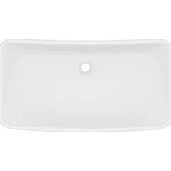 Plomberie-vidaXL Lavabo de luxe rectangulaire 71x38 cm Céramique blanc mat