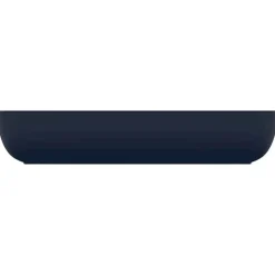 Plomberie-vidaXL Lavabo de luxe rectangulaire 71x38 cm Céramique bleu foncé mat