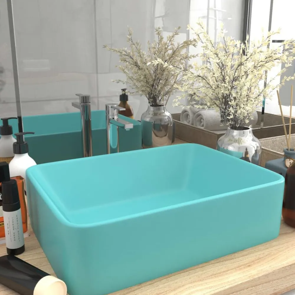 vidaXL Lavabo de luxe 41x30x12 cm Céramique