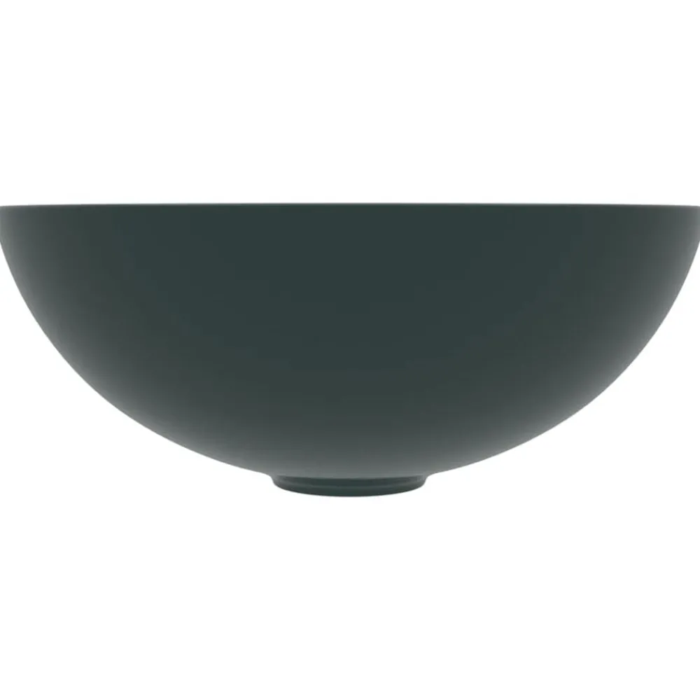 vidaXL Lavabo de salle de bain Céramique Rond