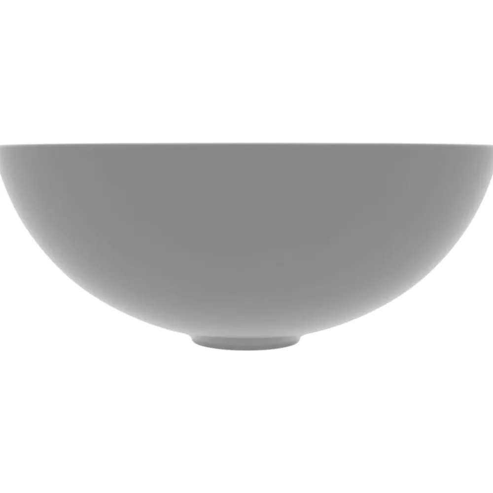 vidaXL Lavabo de salle de bain Céramique Rond