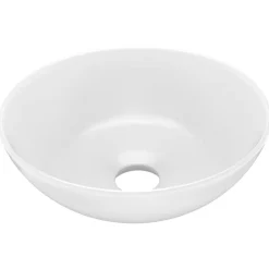 vidaXL Lavabo de salle de bain Céramique Rond