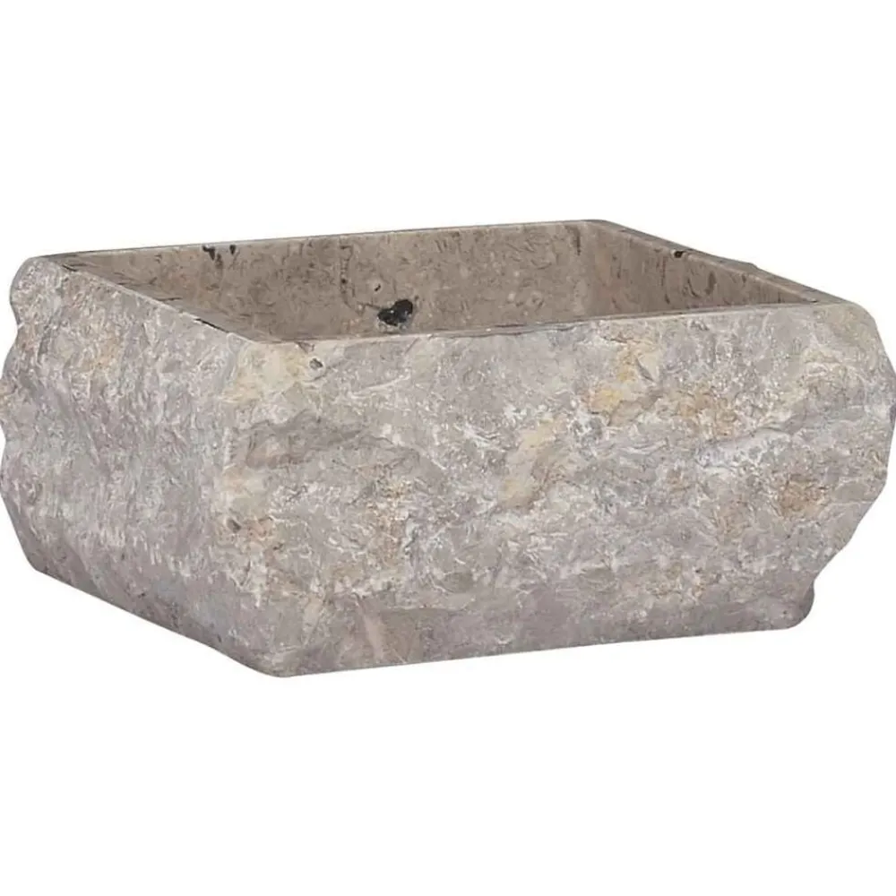 vidaXL Lavabo 30x30x13 cm Marbre