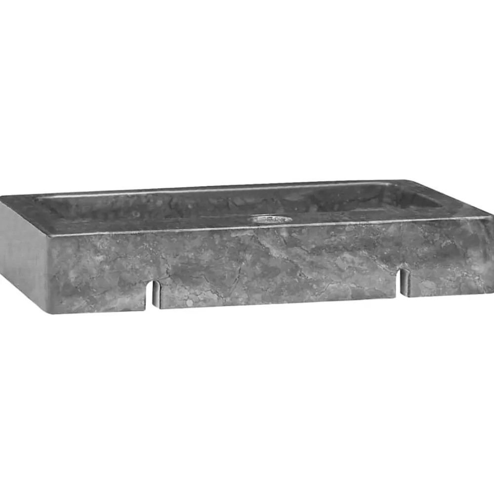 vidaXL Lavabo mural 38x24x6,5 cm marbre