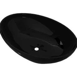 vidaXL Lavabo ovale Céramique 40 x 33 cm