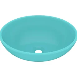 vidaXL Lavabo ovale de luxe 40x33 cm Céramique