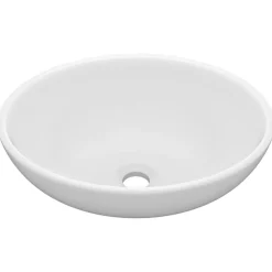 vidaXL Lavabo ovale de luxe 40x33 cm Céramique