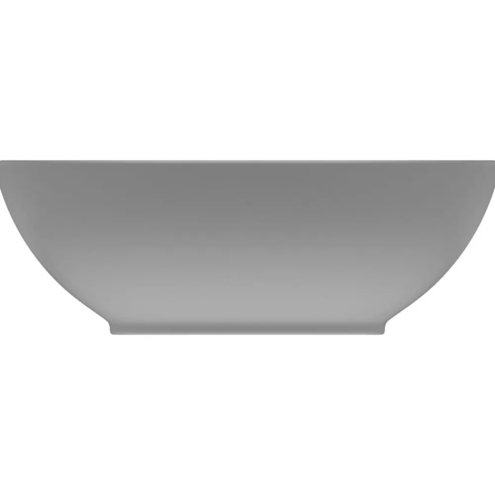 vidaXL Lavabo ovale de luxe 40x33 cm Céramique