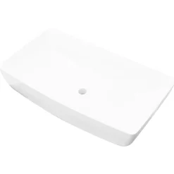 Plomberie-vidaXL Lavabo rectangulaire Céramique 71 x 39 cm Blanc