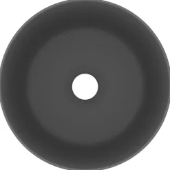 vidaXL Lavabo rond de luxe 40x15 cm Céramique