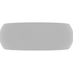 vidaXL Lavabo rond de luxe 40x15 cm Céramique