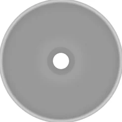 vidaXL Lavabo rond de luxe de salle 32,5x14cm Céramique