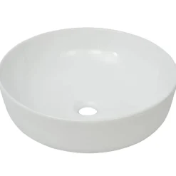 vidaXL Lavabo ronde Céramique 41,5 x 13,5 cm