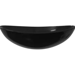 Plomberie-vidaXL Lavabo Verre trempé 54,5x35x15,5 cm Noir