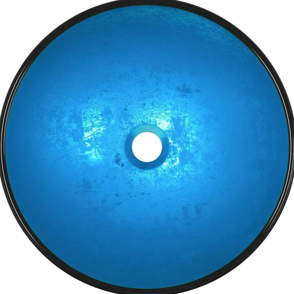vidaXL Lavabo Verre trempé 42x14 cm