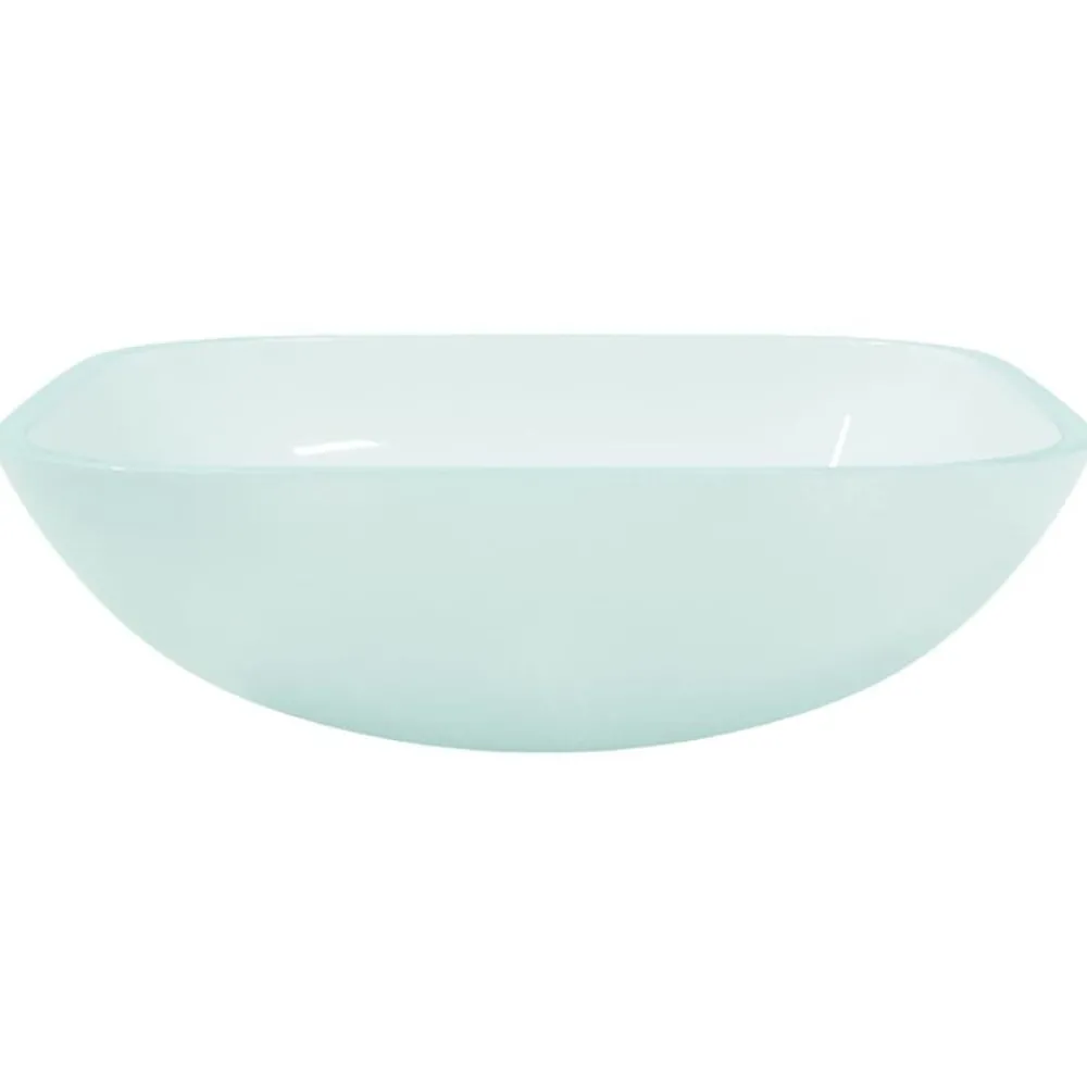vidaXL Lavabo Verre 42x42x14 cm