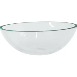 Plomberie-vidaXL Lavabo Verre 50x37x14 cm Transparent