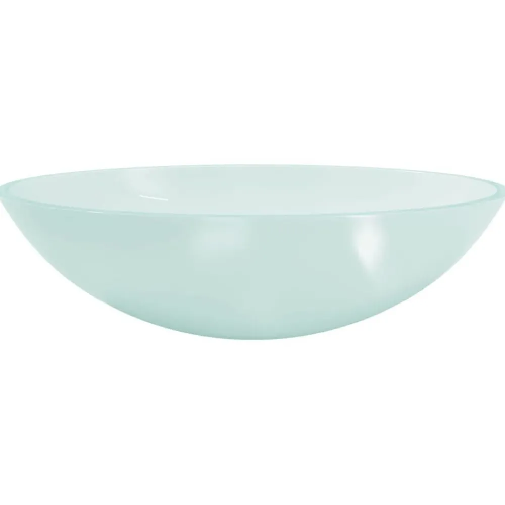 vidaXL Lavabo Verre 50x37x14 cm