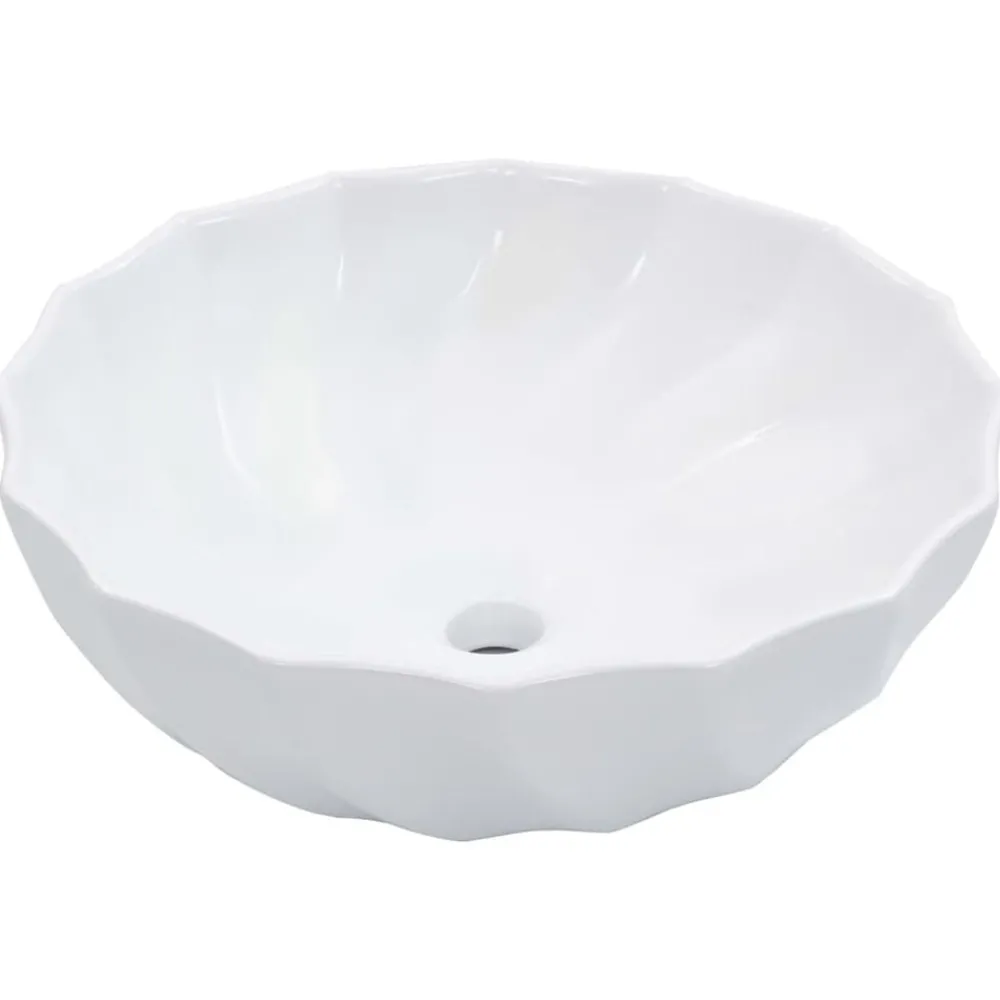 vidaXL Lavabo 46x17 cm Céramique