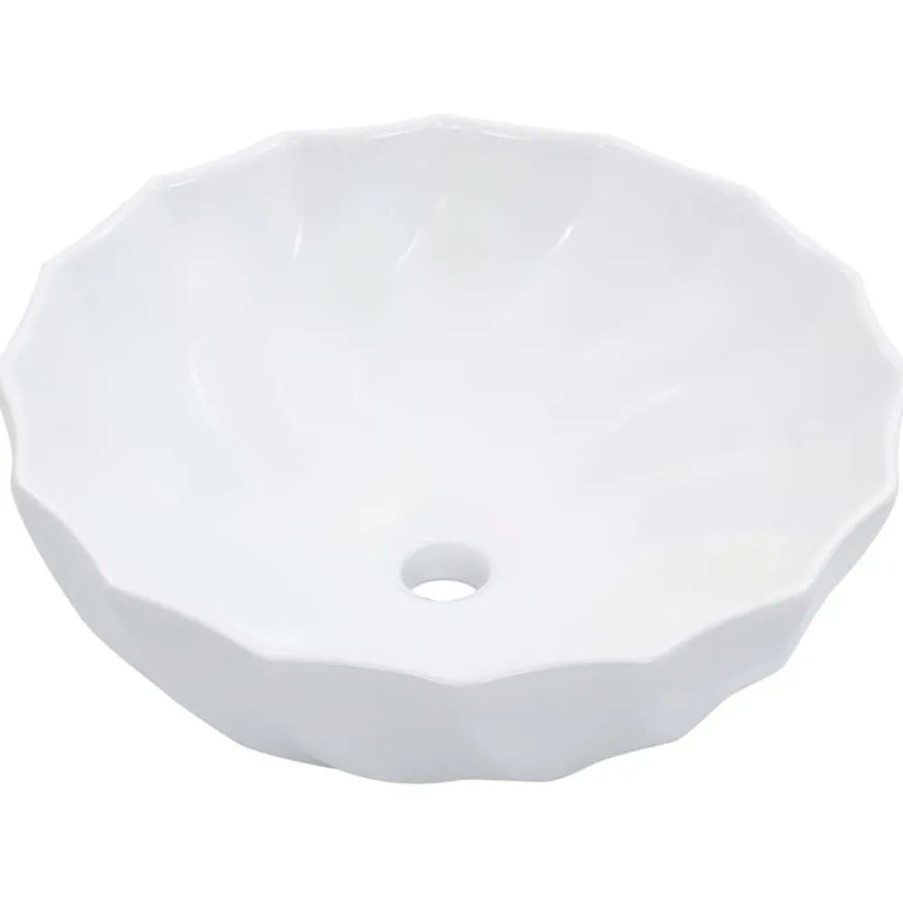 vidaXL Lavabo 46x17 cm Céramique