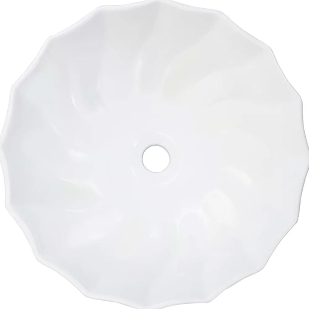 vidaXL Lavabo 46x17 cm Céramique