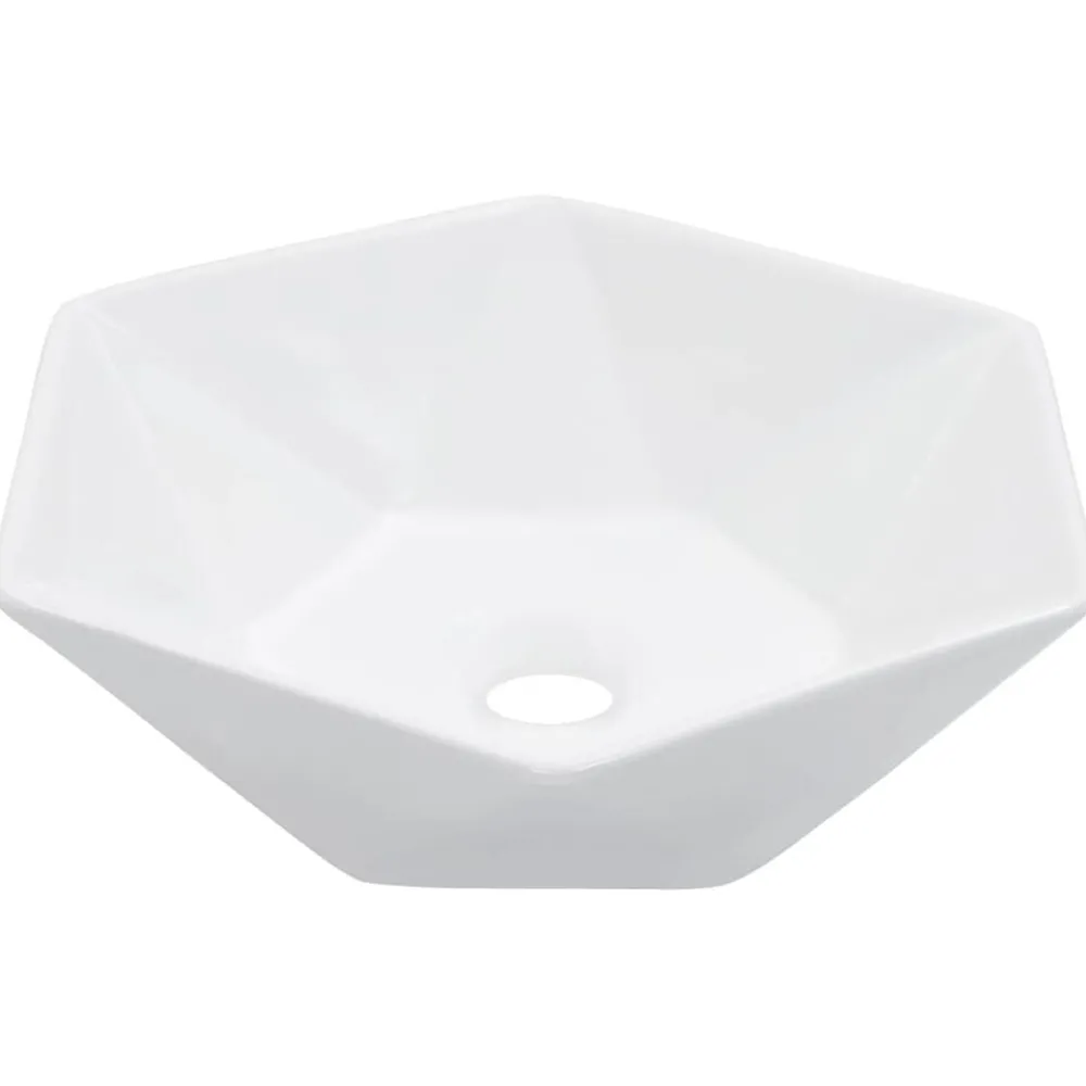 Plomberie-vidaXL Lavabo 41x36,5x12 cm Céramique Blanc