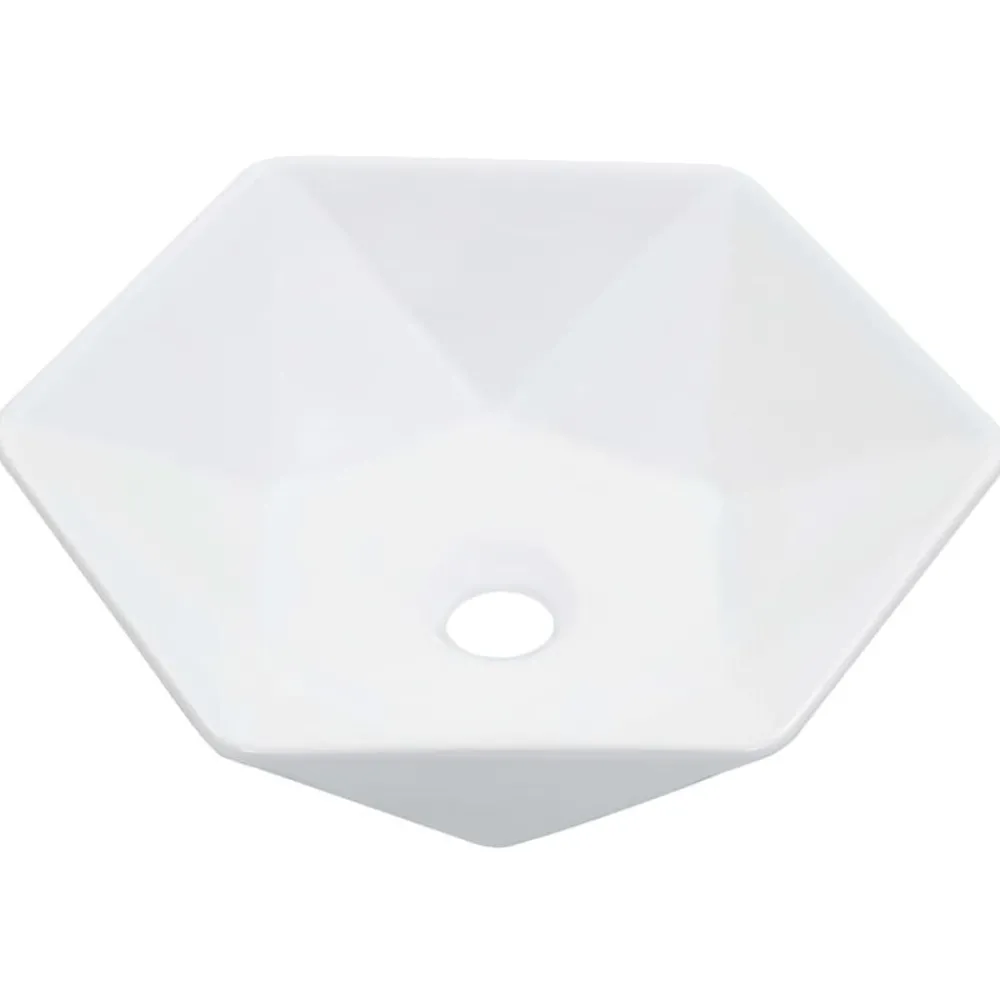Plomberie-vidaXL Lavabo 41x36,5x12 cm Céramique Blanc