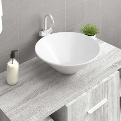 vidaXL Lavabos 2 pcs 42x42x14 cm céramique
