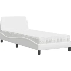 vidaXL Lit avec matelas Dover 80x200 cm similicuir