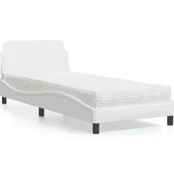 vidaXL Lit avec matelas Dover 80x200 cm similicuir