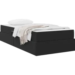 vidaXL Lit avec rangement et matelas 90 x 190 cm Velours