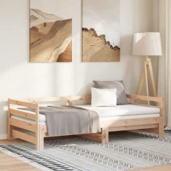 vidaXL Lit coulissant sans matelas 2x(90x200) cm