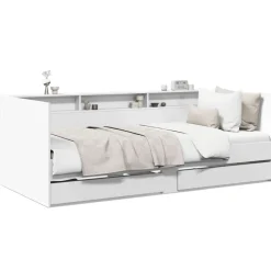 vidaXL Lit de jour avec tiroirs sans matelas 100x200 cm