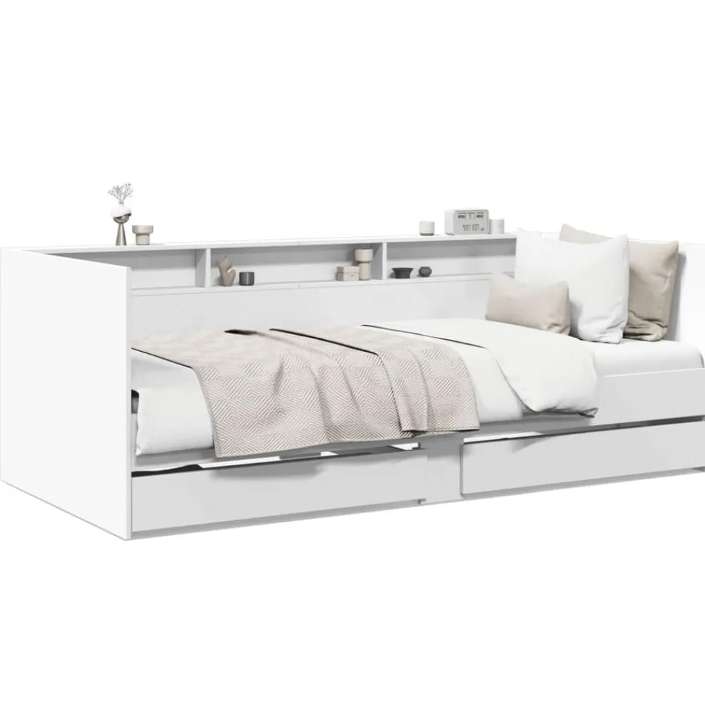 vidaXL Lit de jour avec tiroirs sans matelas 100x200 cm