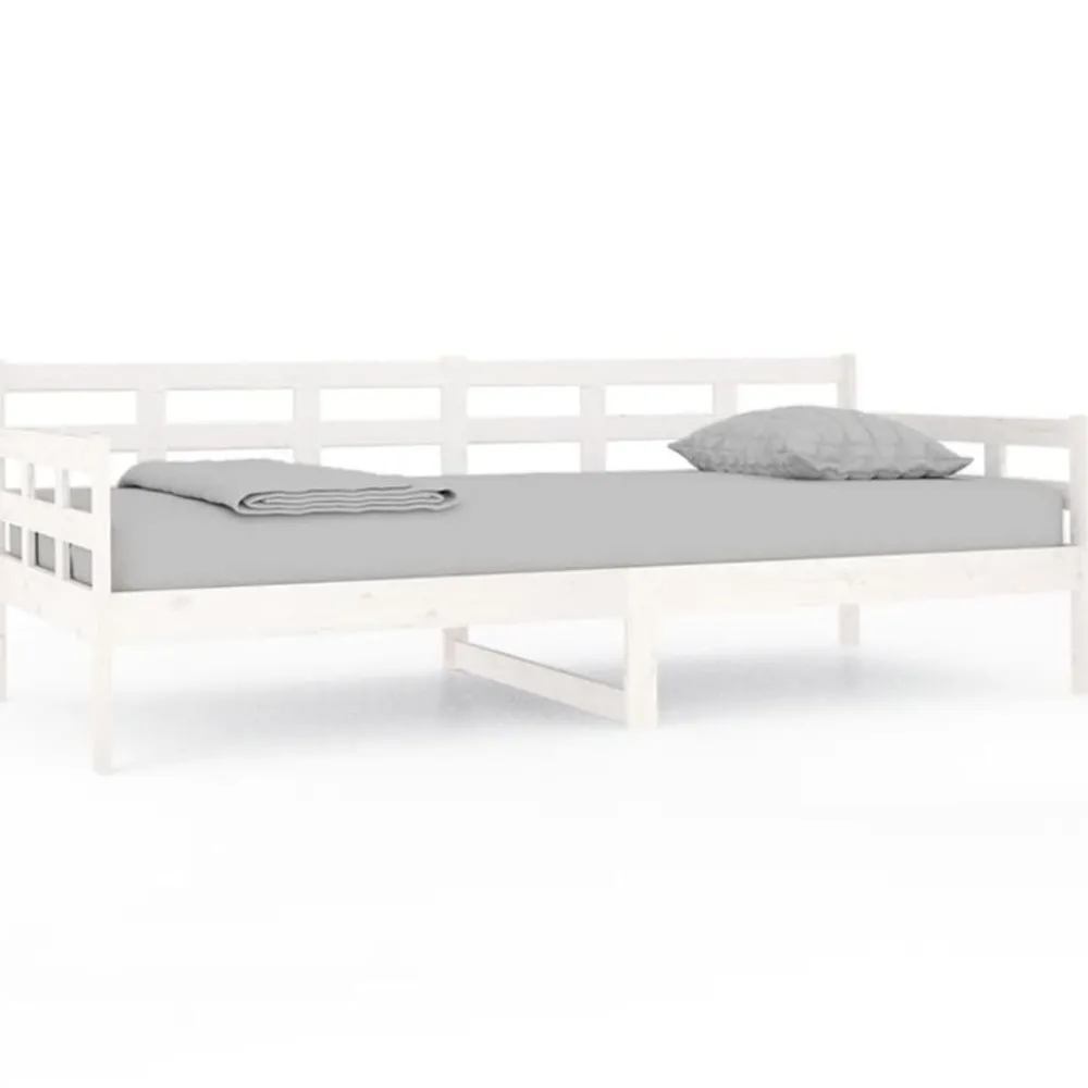 vidaXL Lit de jour sans matelas bois de pin massif 90x200 cm