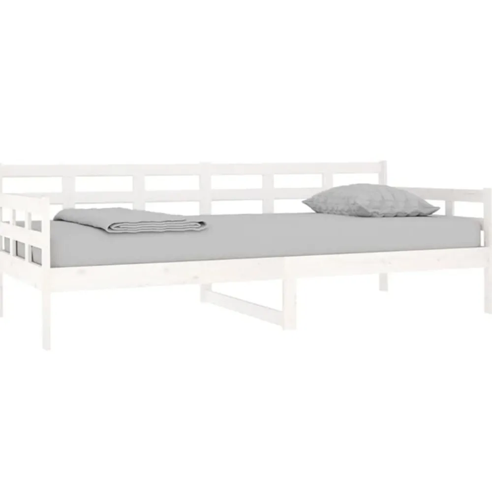vidaXL Lit de jour sans matelas bois de pin massif 90x200 cm