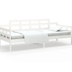 vidaXL Lit de jour sans matelas bois de pin massif 90x200 cm