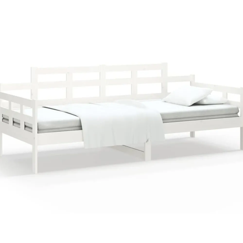 vidaXL Lit de jour sans matelas bois de pin massif 90x200 cm