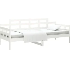 vidaXL Lit de jour sans matelas bois de pin massif 90x200 cm